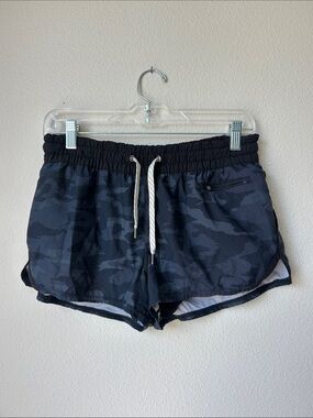 Viori shorts, Women’s Black Camo Athletic Shorts with Drawstring Waist